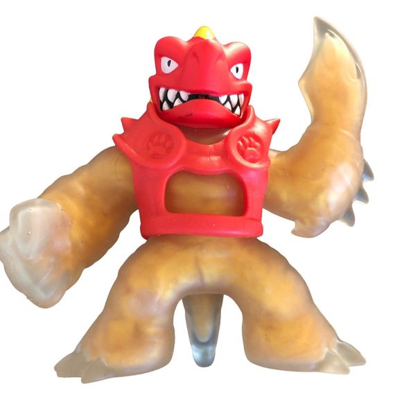 Heroes of GOO JIT ZU Blazagon Squish Stretch 5" Red Armor - Picture 1 of 5